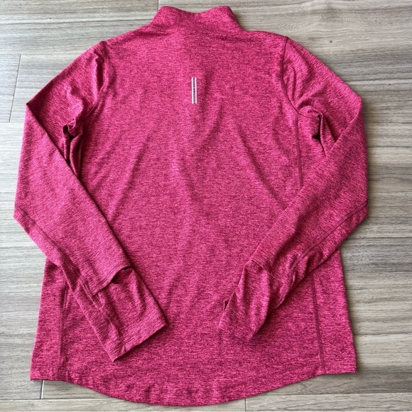 NWOT Nike Running Red Long Sleeve Half Zip Jacket Size Small - Picture 3 of 7